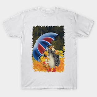 Hedgehog with umbrella T-Shirt